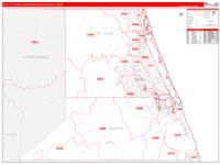 Port St. Lucie Metro Area Wall Map